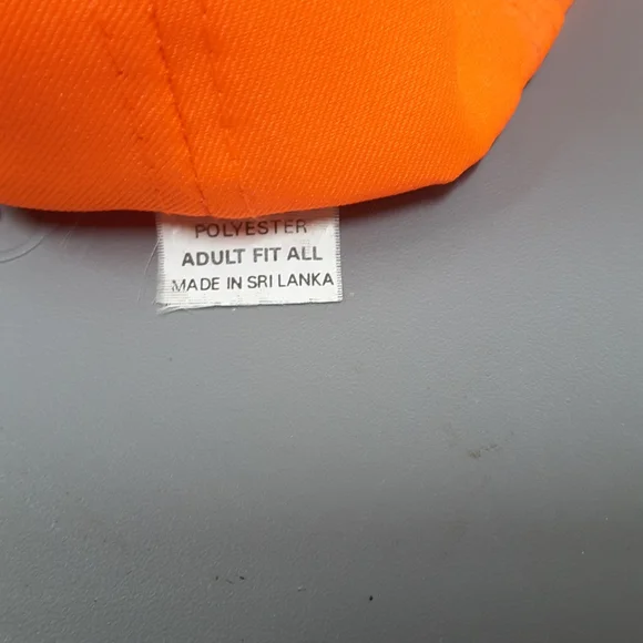 Safety Orange baseball cap - Picture 2 of 3